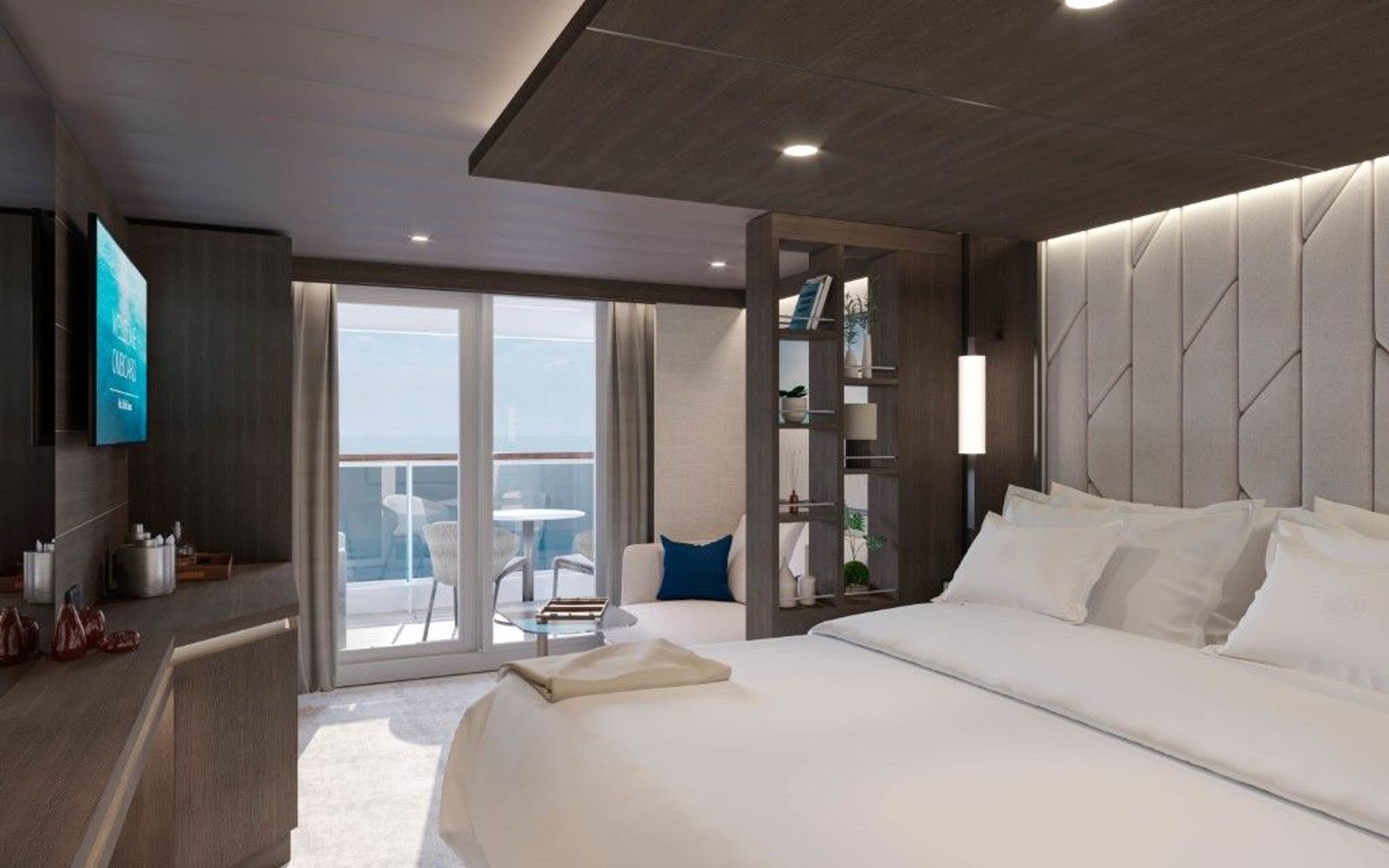 Сьют Ocean Terrace Suite — терраса с видом на море, EXPLORA JOURNEYS